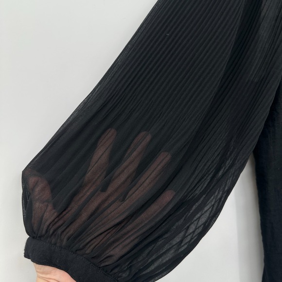 John Mark Top Shirt Size XL Petite Granny Square Crochet Artsy Boho Grunge Indie - Picture 8 of 12